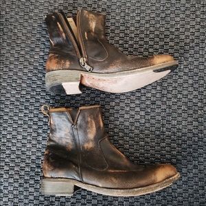 John Varvatos leather boots